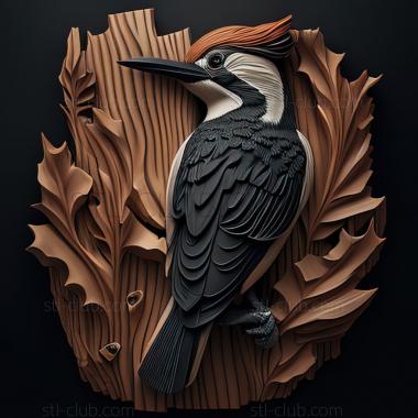 3D model st woodpecker (STL)